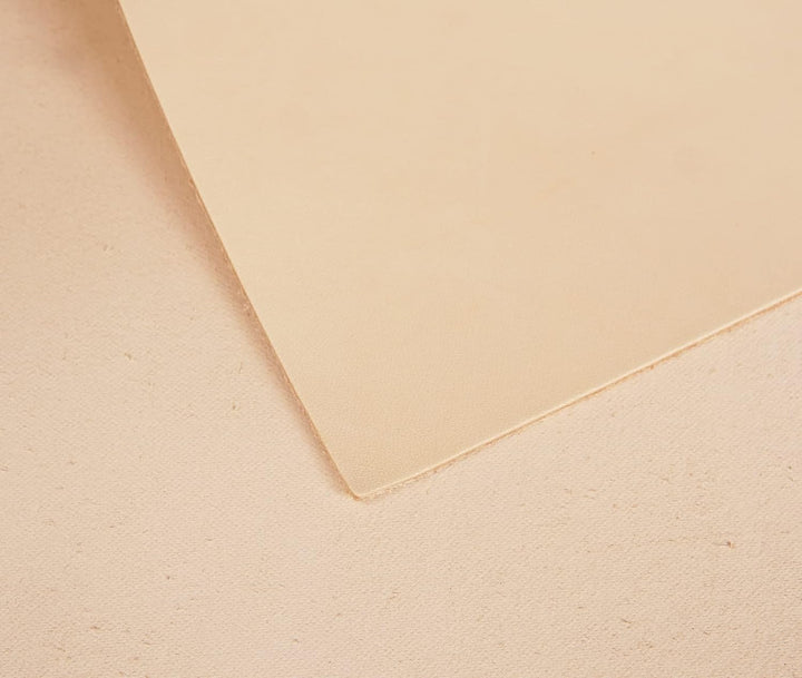 QMYBROW Lederblätter, Veg Tan Leder, natürliches pflanzlich gegerbtes Leder,Werkzeugleder zum Bastel