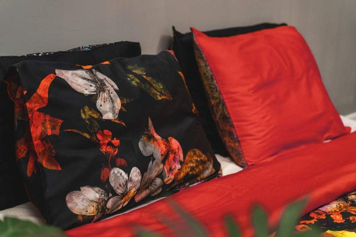Kayori Senji Bettwäsche Baumwolle Satin 155x220cm 80x80cm Multi 100% Bio Baumwollsatin Weich Geschme