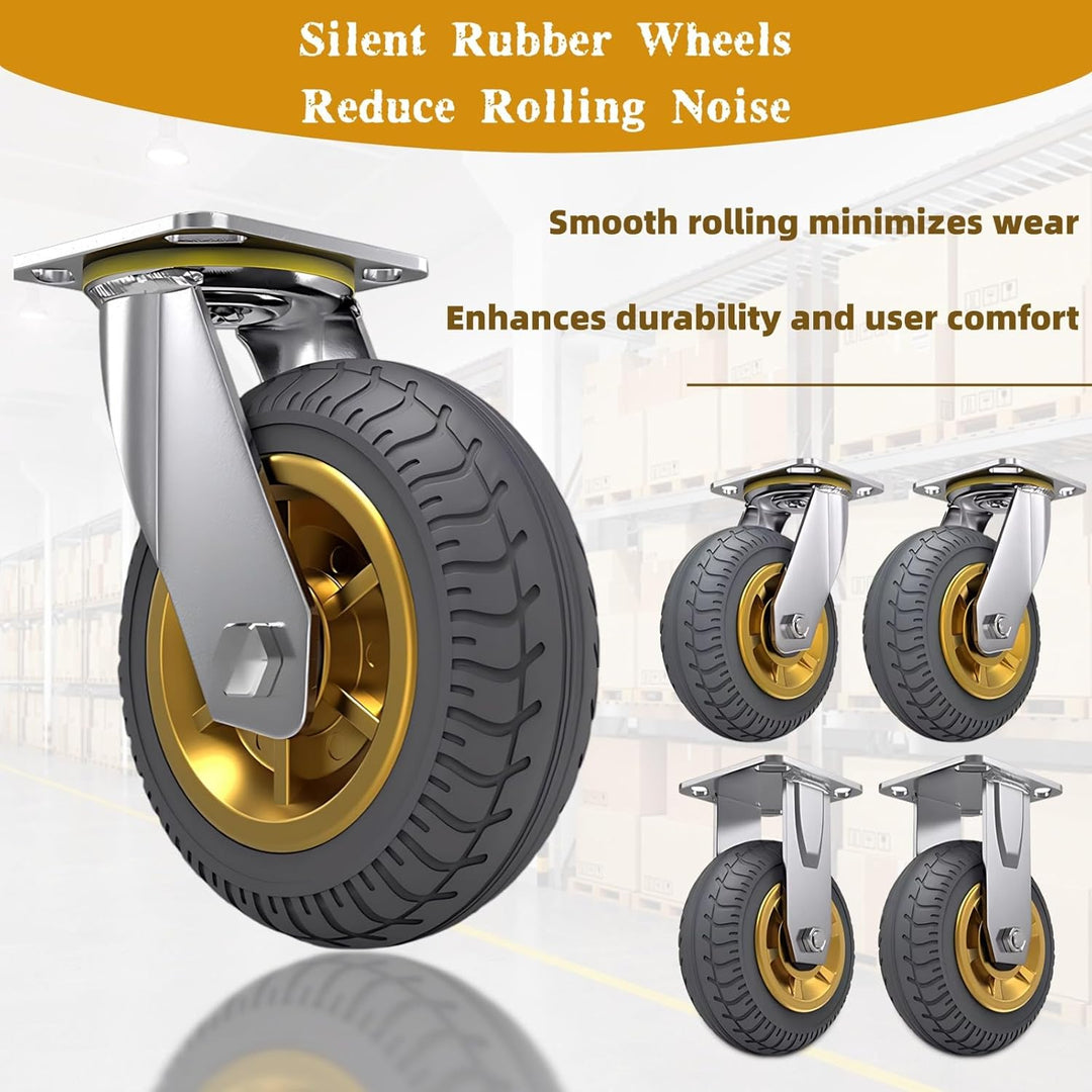 Plattformwagen 150kg, Robuster Sackkarre Klappbar, Transportwagen, schwerlastkarre mit Rollen(Size:6