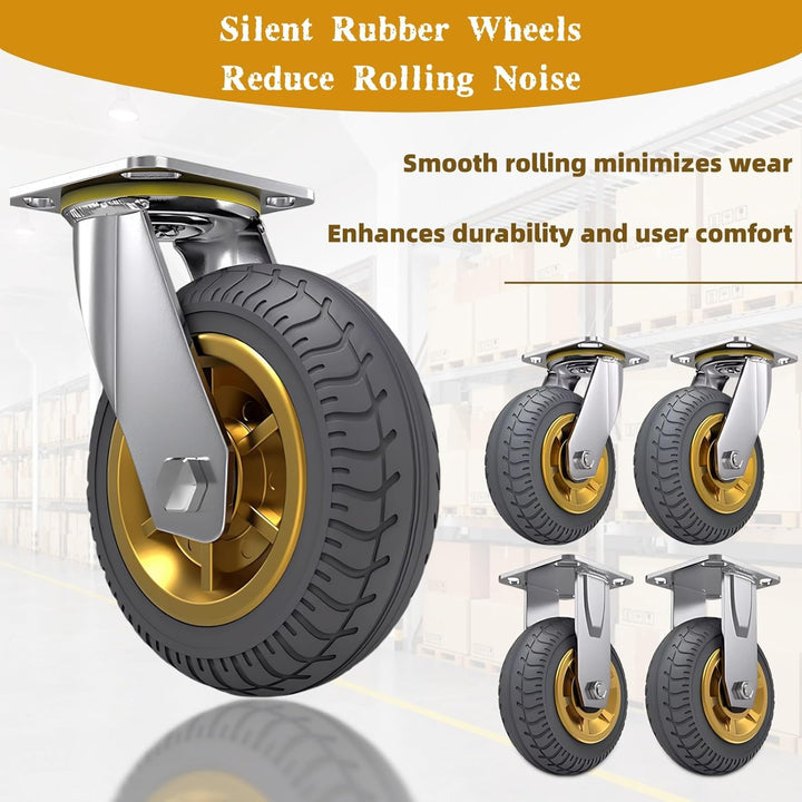 Plattformwagen 150kg, Robuster Sackkarre Klappbar, Transportwagen, schwerlastkarre mit Rollen(Size:6