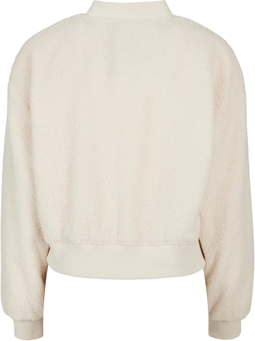 Urban Classics Damen Ladies Oversized Sherpa Bomber Jacket Jacke 5XL whitesand, 5XL whitesand