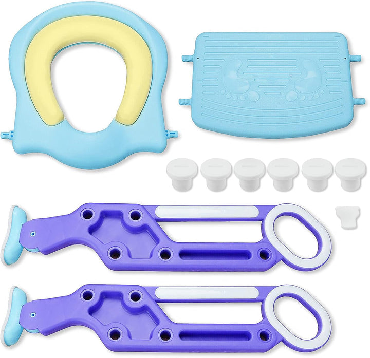 XMTECH Kinder Toilettentrainer Toilettensitz mit Treppe Faltbar Töpfchentrainer WC Trainer Höhenvers