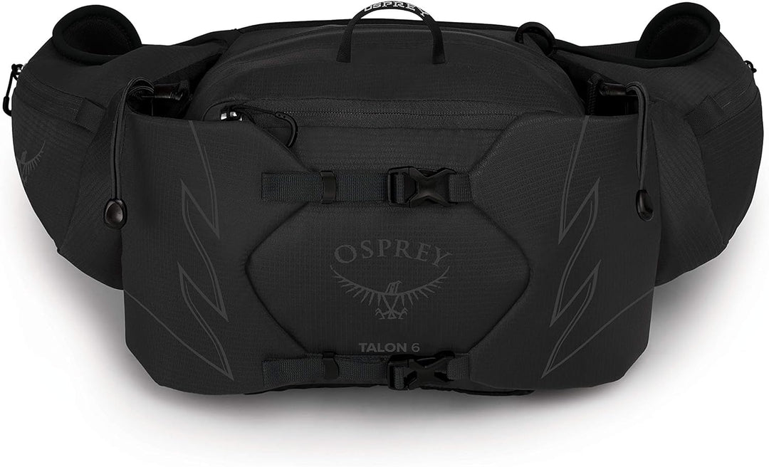 Osprey Talon 6 Wanderrucksack für Männer Stealth Black Einheitsgrösse, Stealth Black Einheitsgrösse