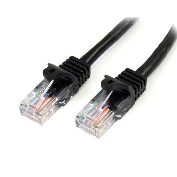 StarTech.com 45PAT10MBK Cat5e Netzwerkkabel (10m, Cat 5e Patchkabel, RJ45 UTP, PoE, mit Rastnasensch