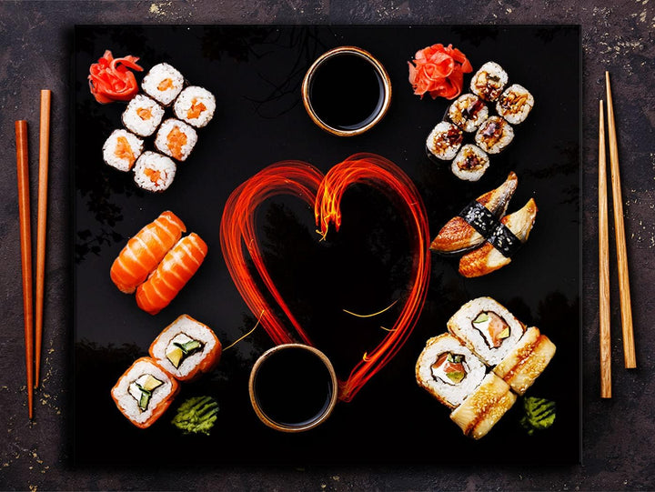 TMK | Herdabdeckplatte 60x52 Einteilig Glas Elektroherd Induktion Herdschutz Spritzschutz Glasplatte