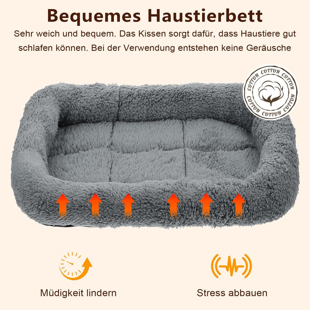 Kleinen Hundebett Katzebett, orthopädische Hundebetten, Angstlösendes Beruhigendes (M), M