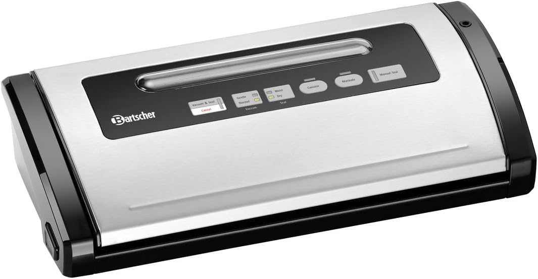 Bartscher Vakuumiergerät 305/15L – elektronisch gesteuert, -800 mbar, für Gastronomie, Edelstahl/Kun