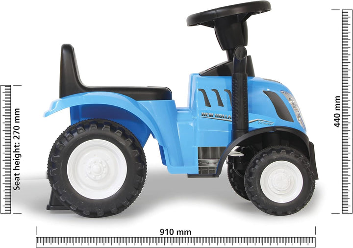JAMARA 460355 Rutscher New Holland T7 Traktor – ab 12 Monate, Sitzhöhe 270 mm, Kippschutz, originalg