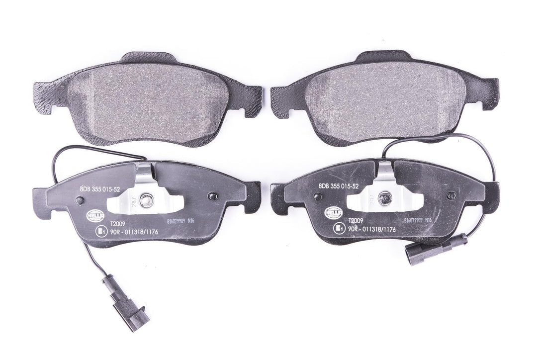 HELLA PAGID 8DB 355 015-521 Bremsbelagsatz - T2009 - Bremssystem: Teves - mit integriertem Verschlei