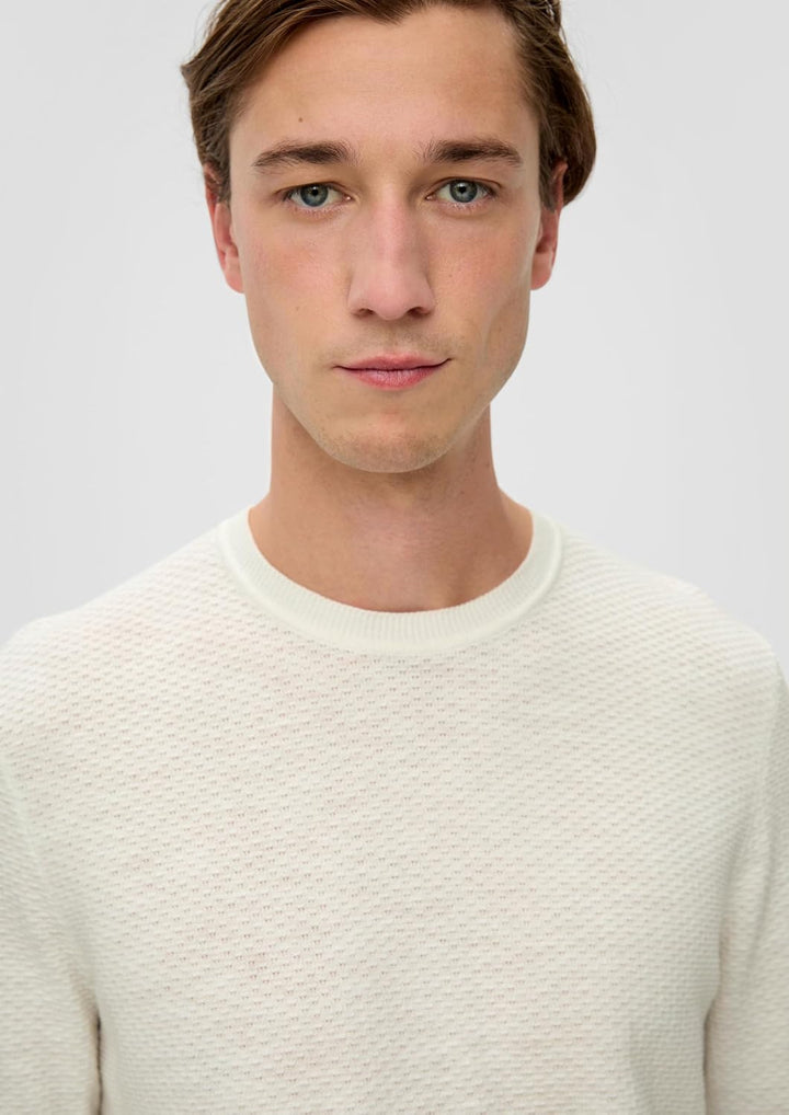 s.Oliver Herren Pullover XL 0240 Creme, XL 0240 Creme