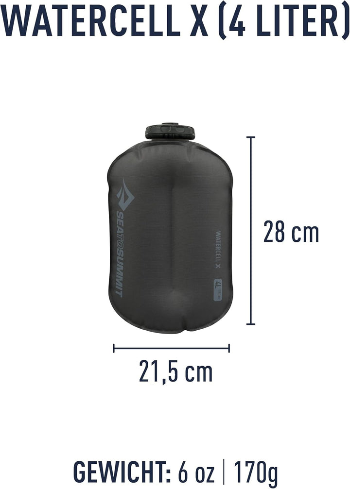 SEATO SUMMIT Depósito agua WATERCELL X 4L Einheitsgrösse Blau (Keine Farbe), Einheitsgrösse Blau (Ke