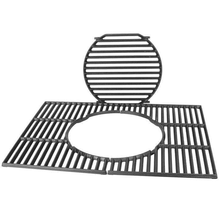 WELL GRILL 44,5cm Gusseisen Grillrost mit Rund Eingebauter Zubehör für Weber Spirit I & II E/S 310 3