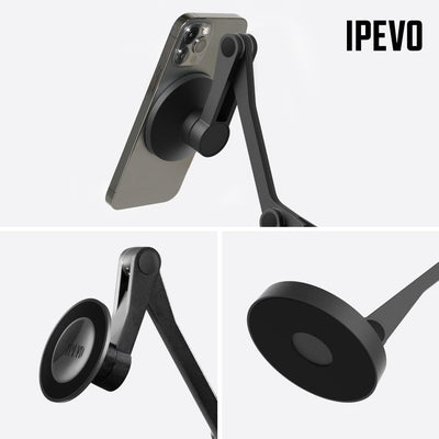 IPEVO Uplift Magnetic mehrgelenkiger Arm für iPhones der Reihe 12 und höher, mehrgelenkiger Telefonh