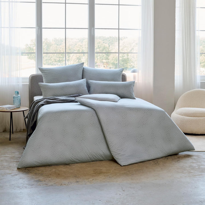 ESTELLA Atelier Bettwäsche Pippa Farbe grau Grösse 135x200 + 80x80 Grau 135x200 + 80x80, Grau 135x20