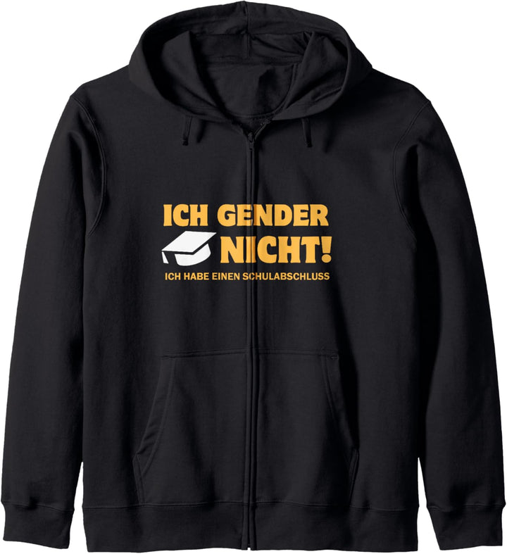 Ich Gender Nicht Ich Habe Einen Schulabschluss Kapuzenjacke