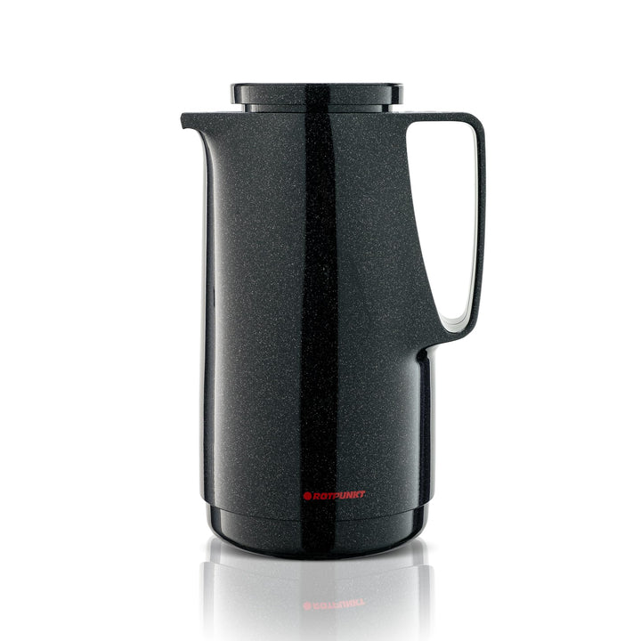Rotpunkt Isolierkanne 760" 1,0l in schwarz, Edelstahl, 20 x 10 x 10 cm, Schwarz
