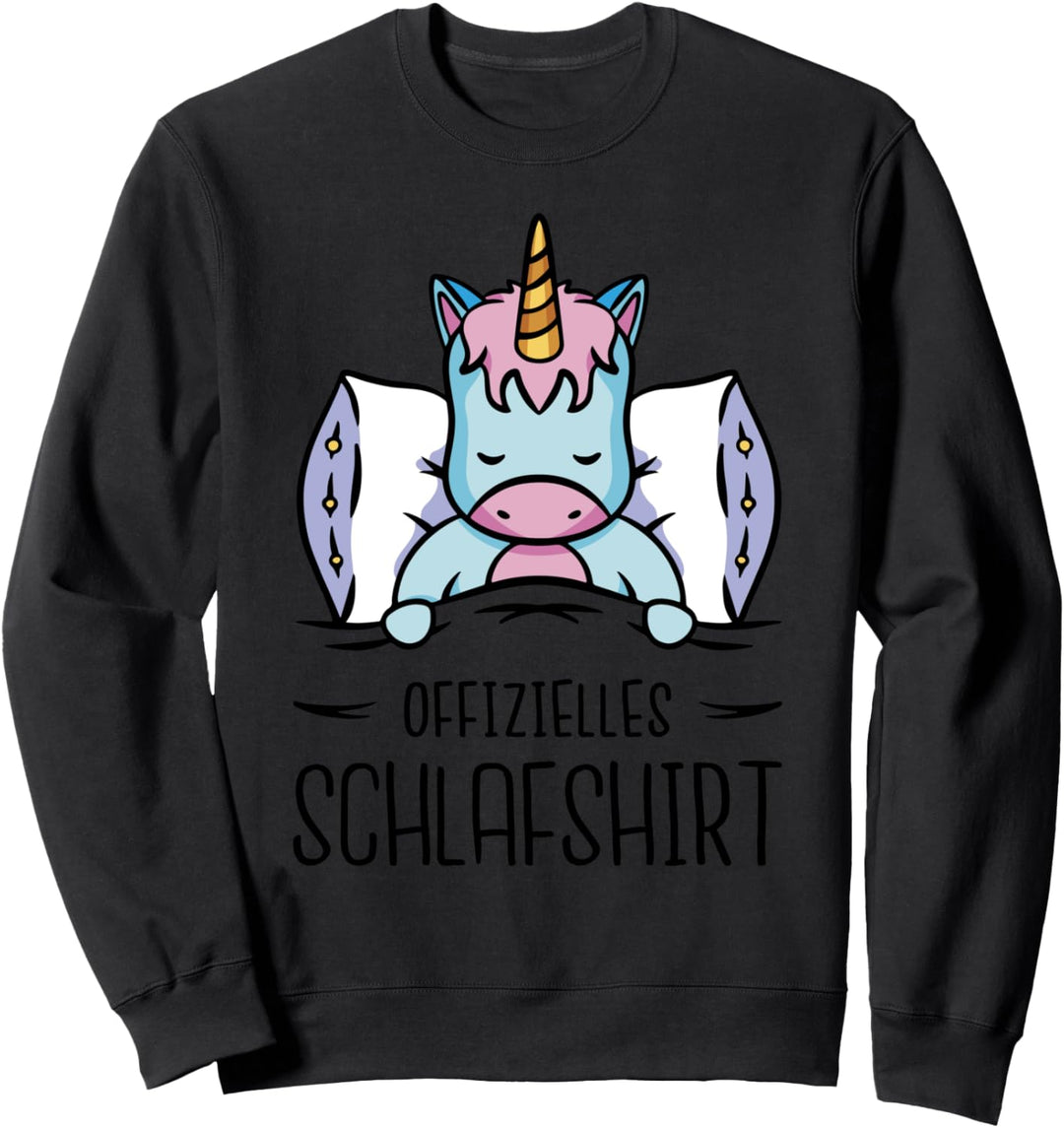 Offizielles Schlafshirt Pyjama Schlafanzug Langschläfer Sweatshirt