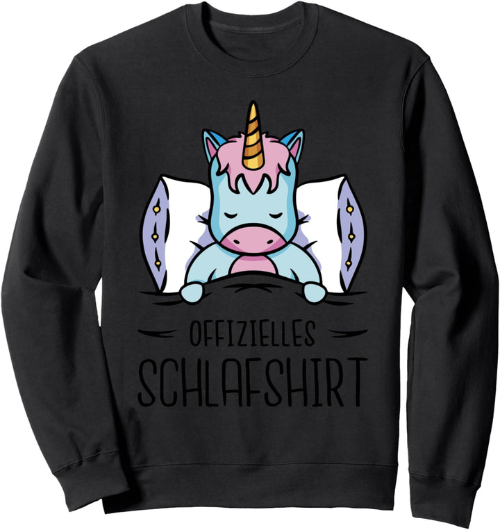 Offizielles Schlafshirt Pyjama Schlafanzug Langschläfer Sweatshirt