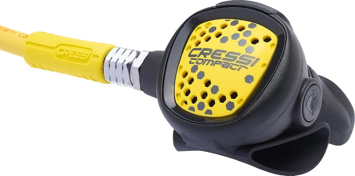 Cressi Octopus zum Tauchen - Premium Octopus mit gelber Röhre Compact, Compact