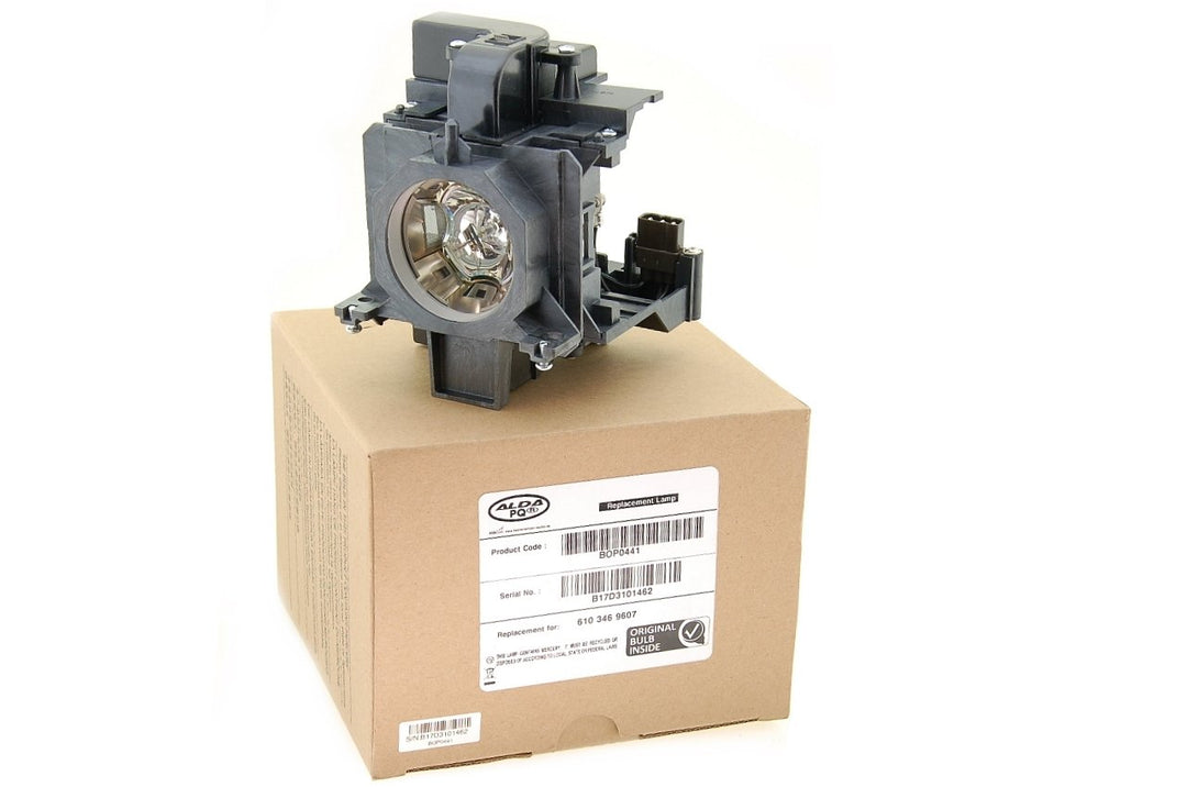 Alda PQ Professionell, Beamerlampe kompatibel mit POA-LMP136 für Eiki LC-WUL100, LC-WXL200, LC-XL200