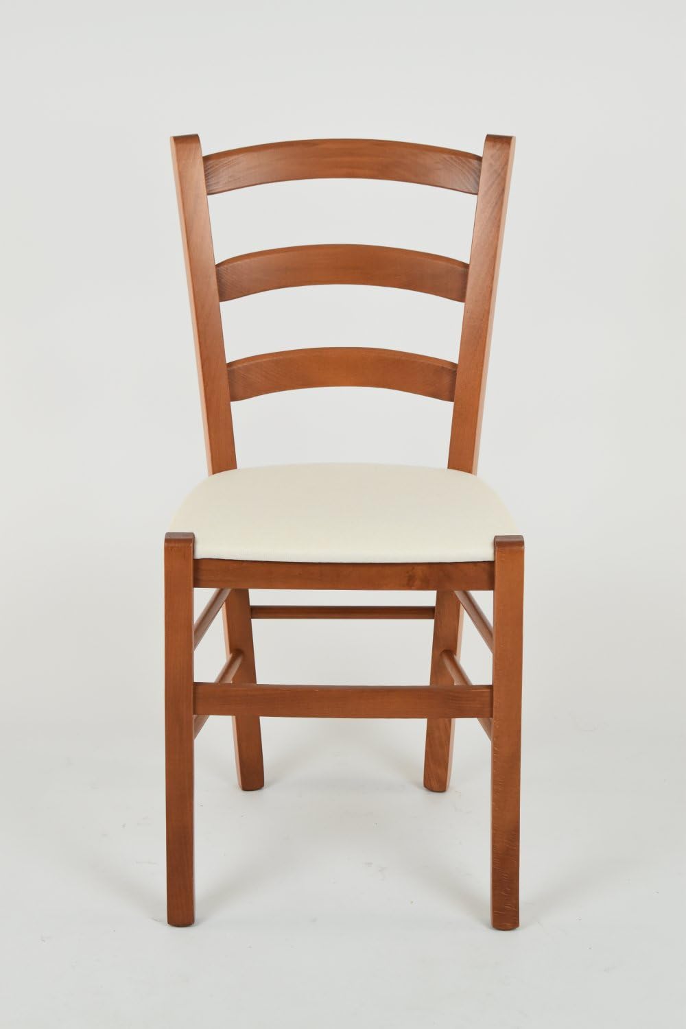 t m c s Tommychairs - Stuhl Venice für Küche und Esszimmer, robuste Struktur aus lackiertem Buchenho