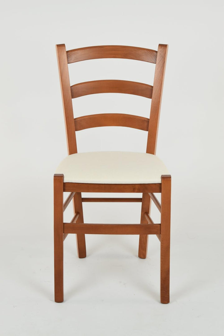t m c s Tommychairs - Stuhl Venice für Küche und Esszimmer, robuste Struktur aus lackiertem Buchenho