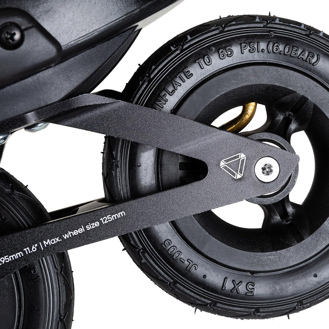 Powerslide SUV Inline Skate Zoom Renegade 125, fürOff-Road und Training, für Damen und Herren 45-46,