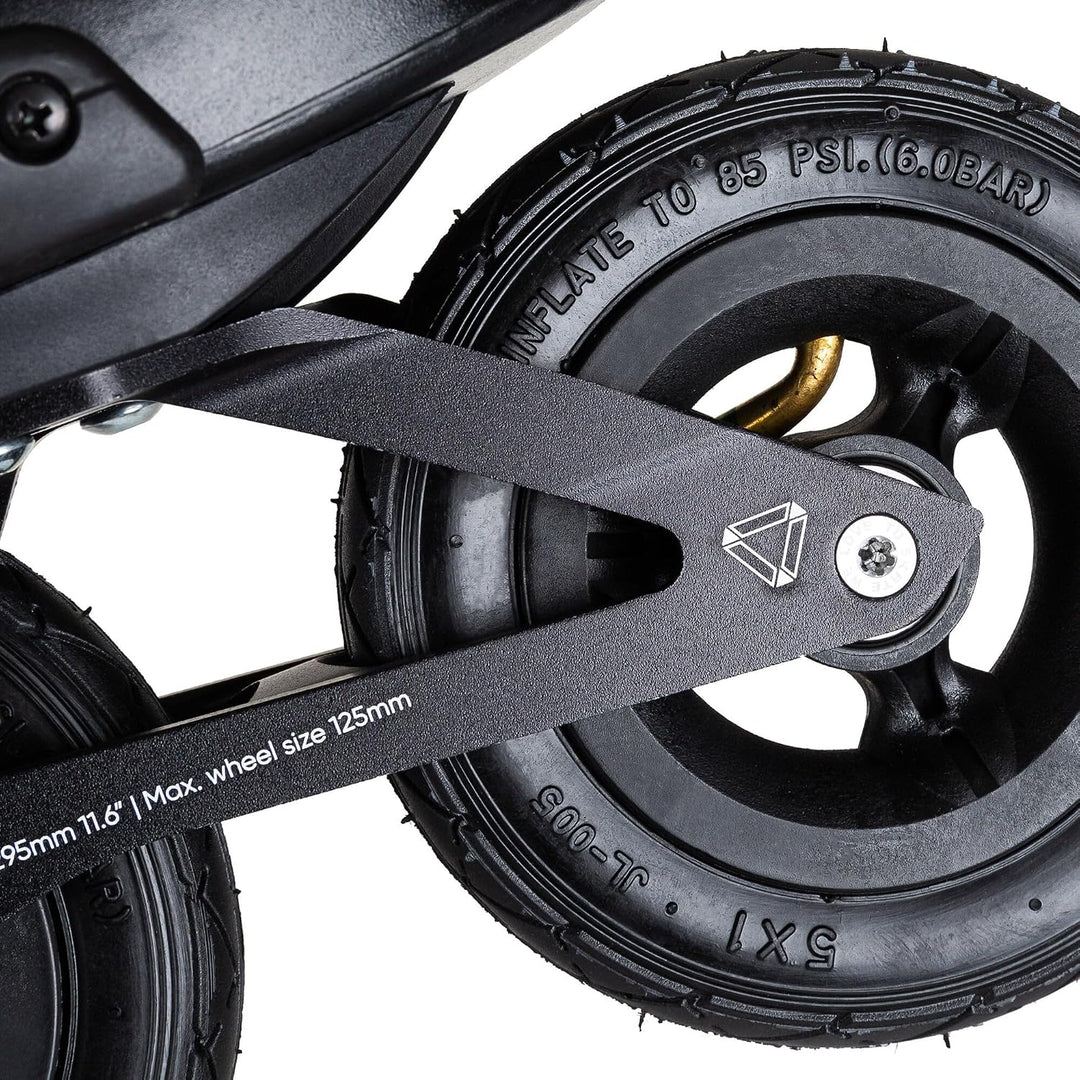 Powerslide SUV Inline Skate Zoom Renegade 125, fürOff-Road und Training, für Damen und Herren 43-44,