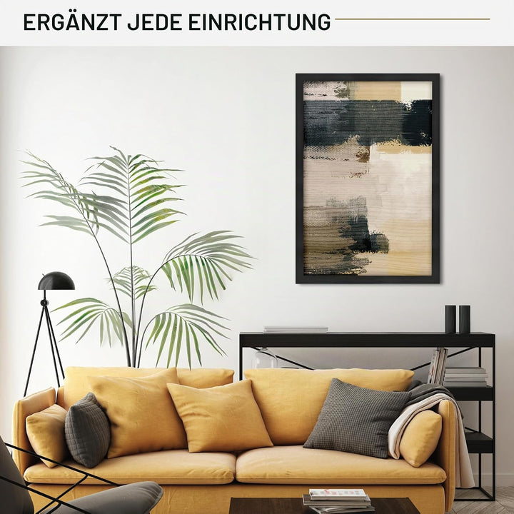 MCS Museum Posterrahmen, 61 x 91,5 cm, Onyx, 24 x 36 in Onyx-Holzmaserung 24 x 36 in, Onyx-Holzmaser