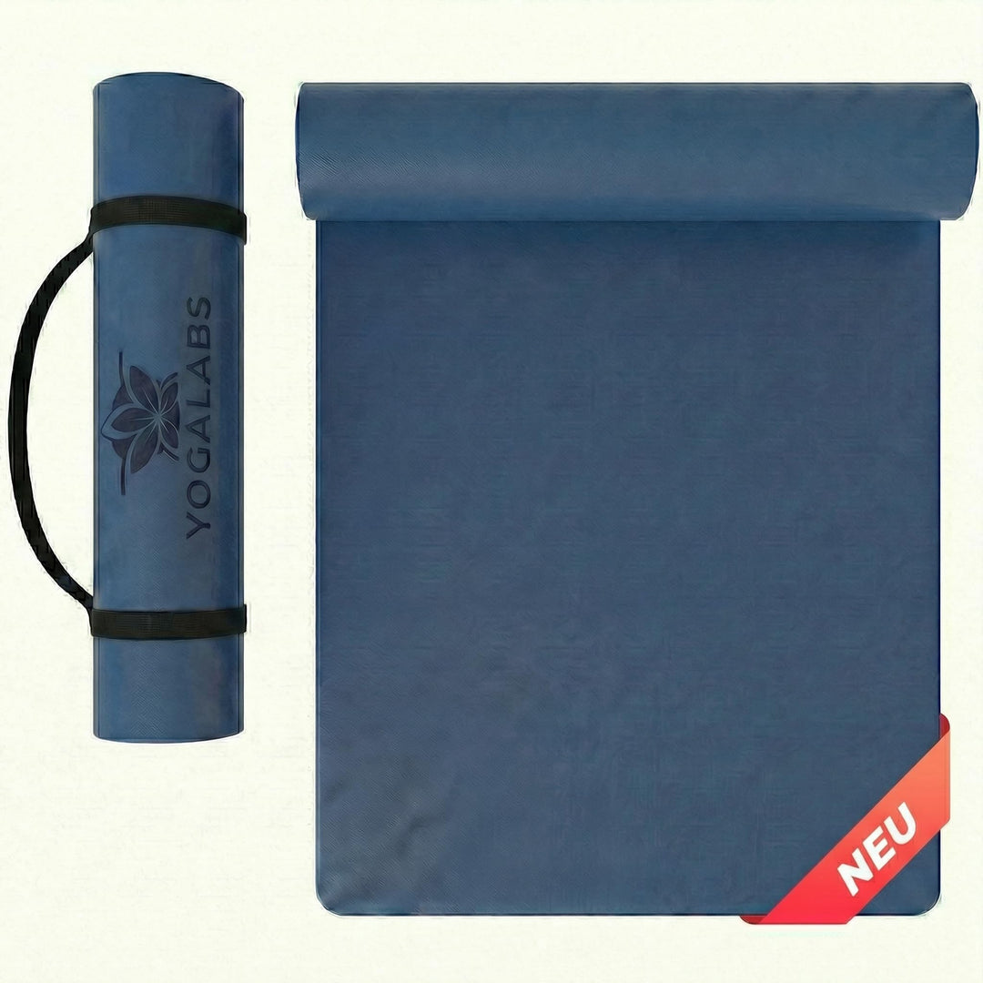 Premium Yoga-Matte aus hautfreundlichem ECO TPE-Material 185 x 60 x 0,6cm (gross) - Boho Style Gymna