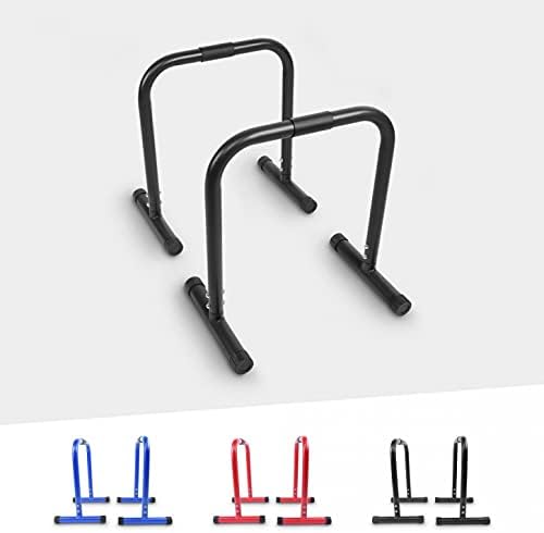 Dip Station Barren Push-up Stand Bar Fitness Parallettes Rutschsichere Griffe Street Workout Krafttr