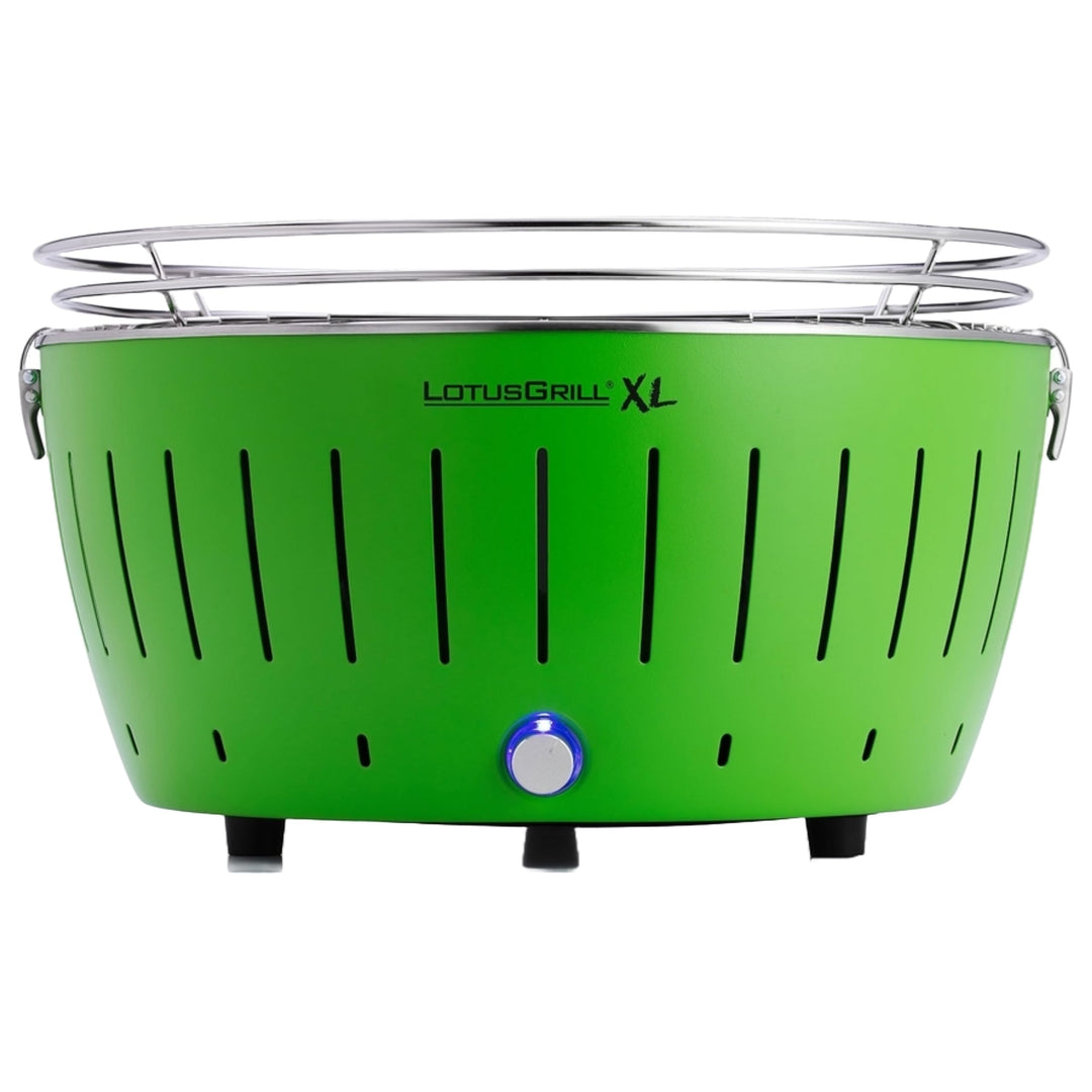 LotusGrill Kohlegrill Serie 435 XL, Zitrus, 43,5 x 35 x 25,7 cm Limettengrün, Grün