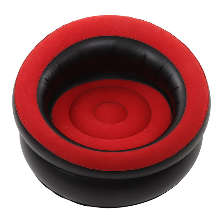 Aufblasbare Couch, Aufblasbarer Sofastuhl Tragbarer Aufblasbarer Stuhl Beflocktes Luftsofa mit Quick