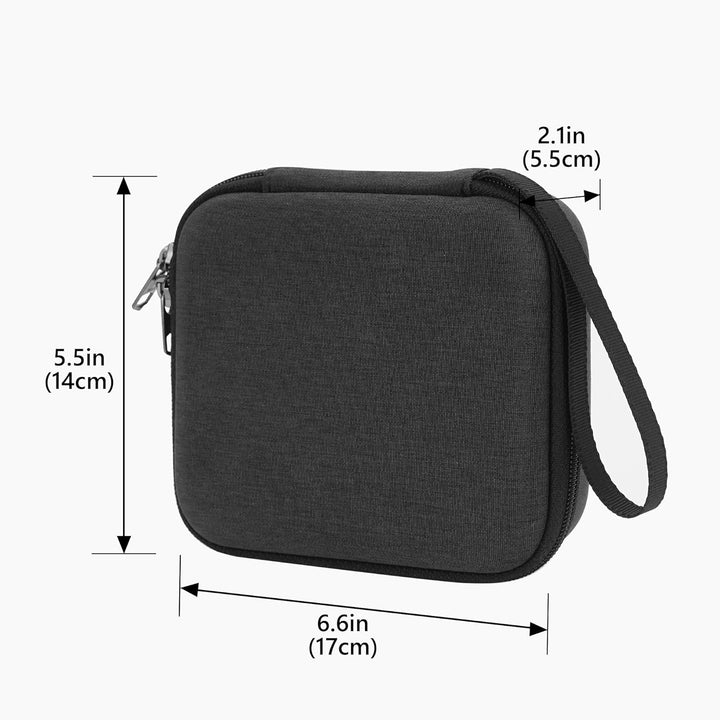 GEEKRIA Hartschalen-Tragetasche, kompatibel mit Keychron K0 Max, tragbare Nummernblock-Tasche (Dunke