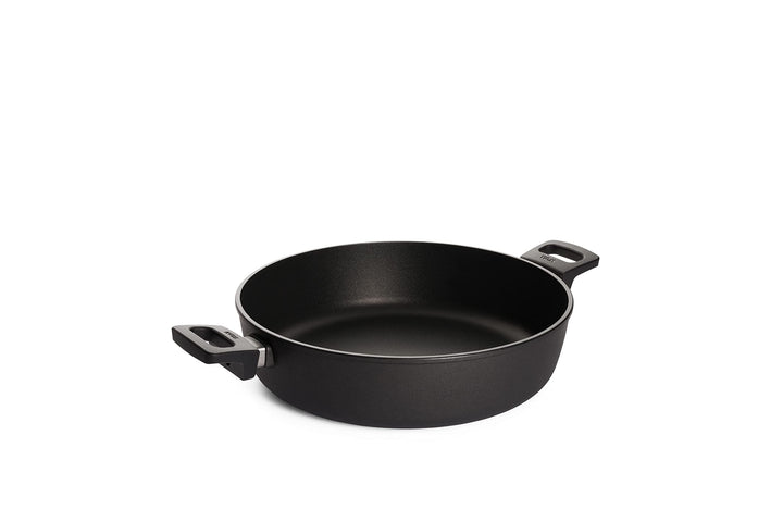Woll Nowo Titanium Kasserolle, Ø 32 cm, 8 cm hoch, 5.5 Liter, mit 2 Seitengriffen - Geeignet für Cer