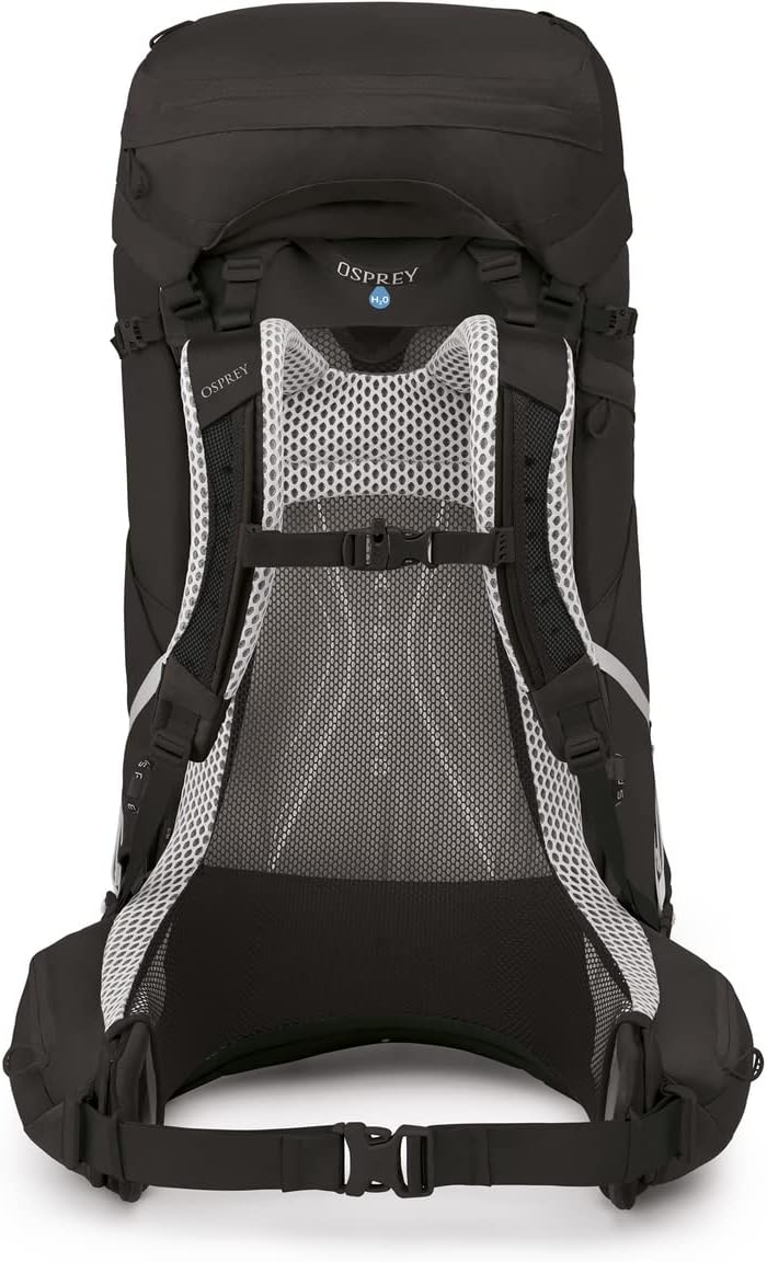 Osprey Atmos Herren Rucksack Schwarz L/XL - Fassungsvermögen 68L, Schwarz L/XL - Fassungsvermögen 68