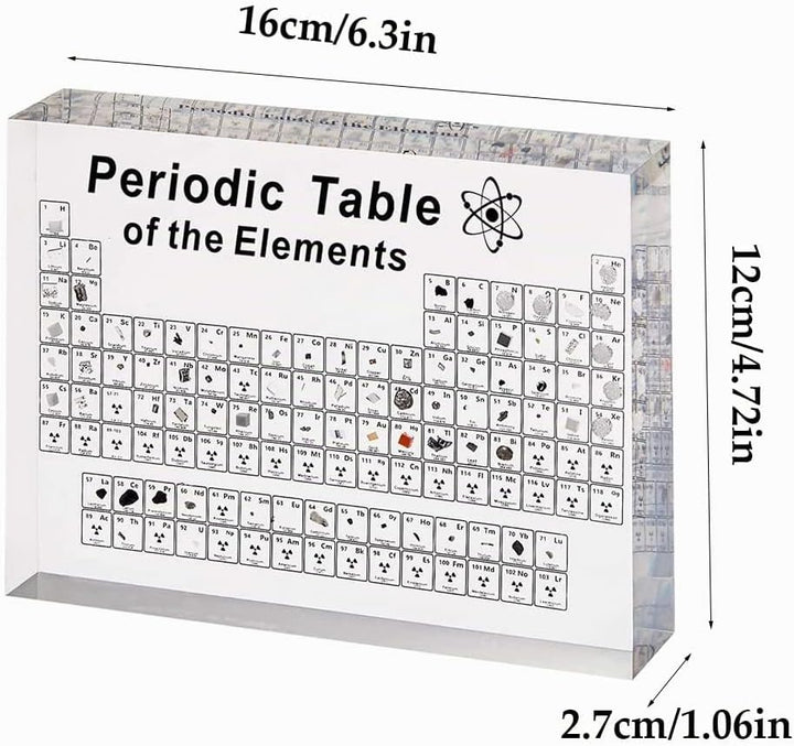 Mocoli Periodensystem Acryl, Periodensystem Echte Elemente, 83 Elements, Periodic Table, Perioden Sy