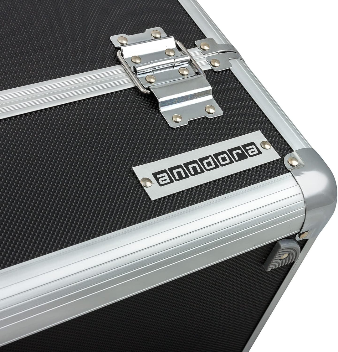 anndora Beauty Case Kosmetikkoffer - Stilvoller Schmuckkoffer, Schminkkoffer mit robustem Aluminiumr