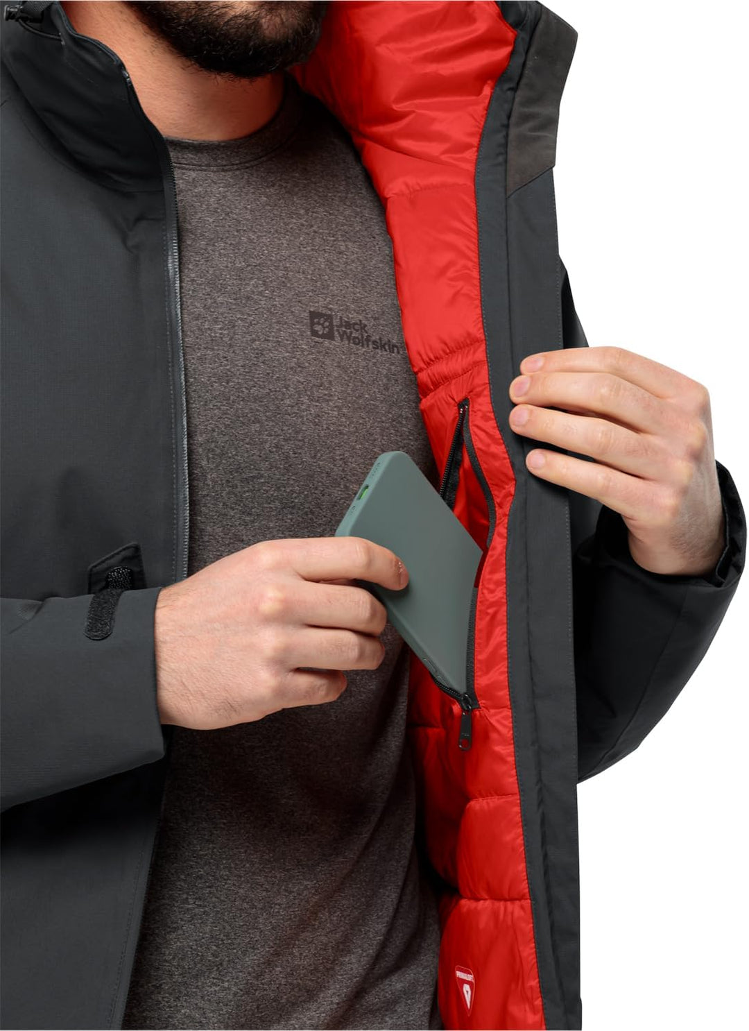 Jack Wolfskin Wisper Ins Jkt M Herrenjacke S phantom, S phantom