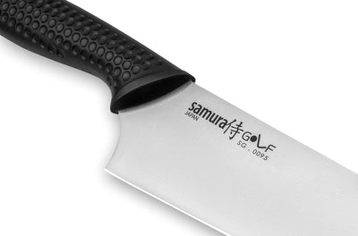 SAMURA Golf Santoku Kochmesser 180mm/7.1". Härte 59 HRC