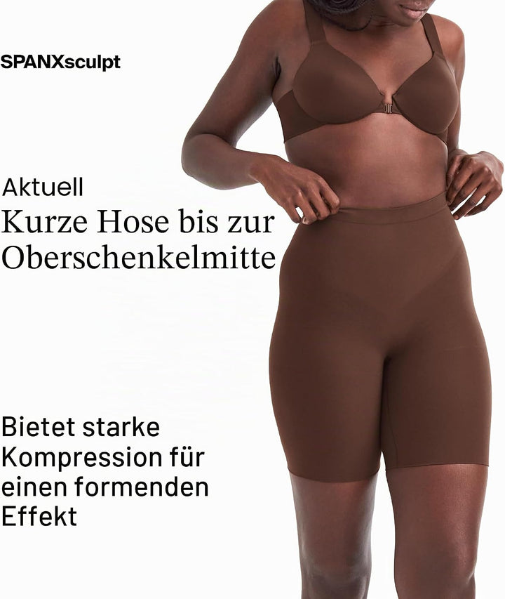 Spanx Damen Power Short Waist Shapewear 3X Waist Shapewear Chestnut Brown, 3X Waist Shapewear Chestn