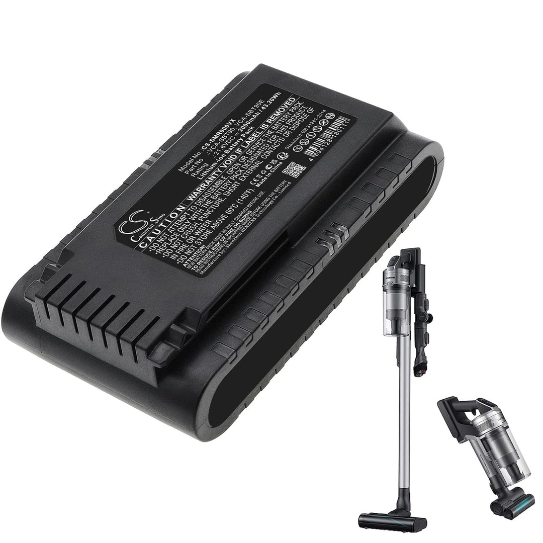 2000mAh Akku für Samsung Jet 70, Jet 70 Light, Jet 75, Jet 75 Premium, Jet 90, Jet 90 Elite, VCA-SBT