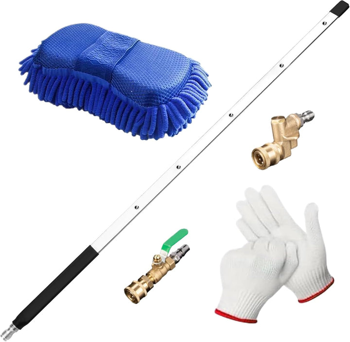 Kühler Reinigungsstab,Hochdruckstab | 60cm Waschlanze Mit Düsenspitzen Schnellkupplungen Für Heizung