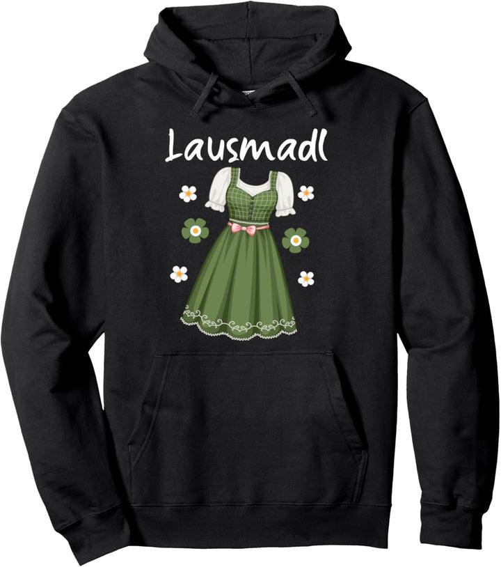 Lausmadl Oktoberfest Dirndl Tracht Ersatz Trachtshirt Wiesn Pullover Hoodie