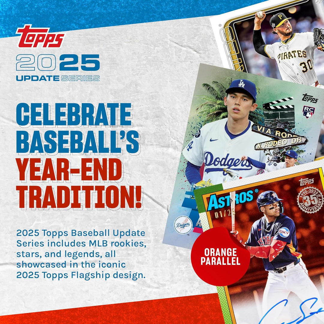 2025 Topps Baseball Update Serie – werksseitig versiegelt – Vorteilsbox
