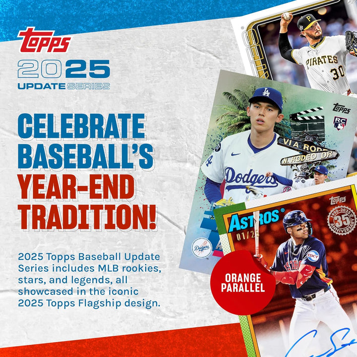 2025 Topps Baseball Update Serie – werksseitig versiegelt – Vorteilsbox