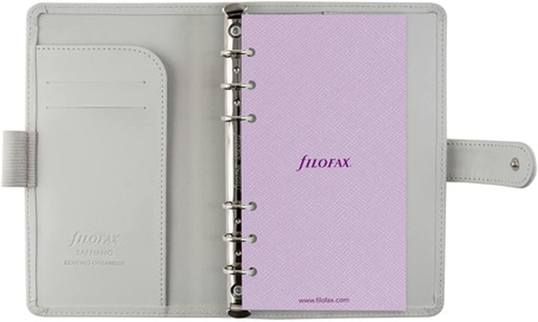 Filofax Persönlicher kompakter Saffiano-Organizer, Granit, granit