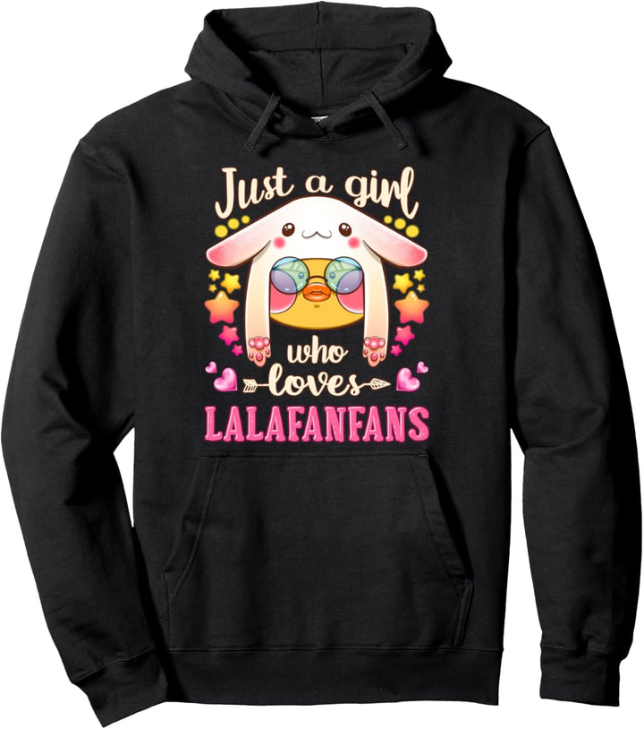 Lalafanfan im Kigurumi, Just a girl who loves lalafanfans Pullover Hoodie