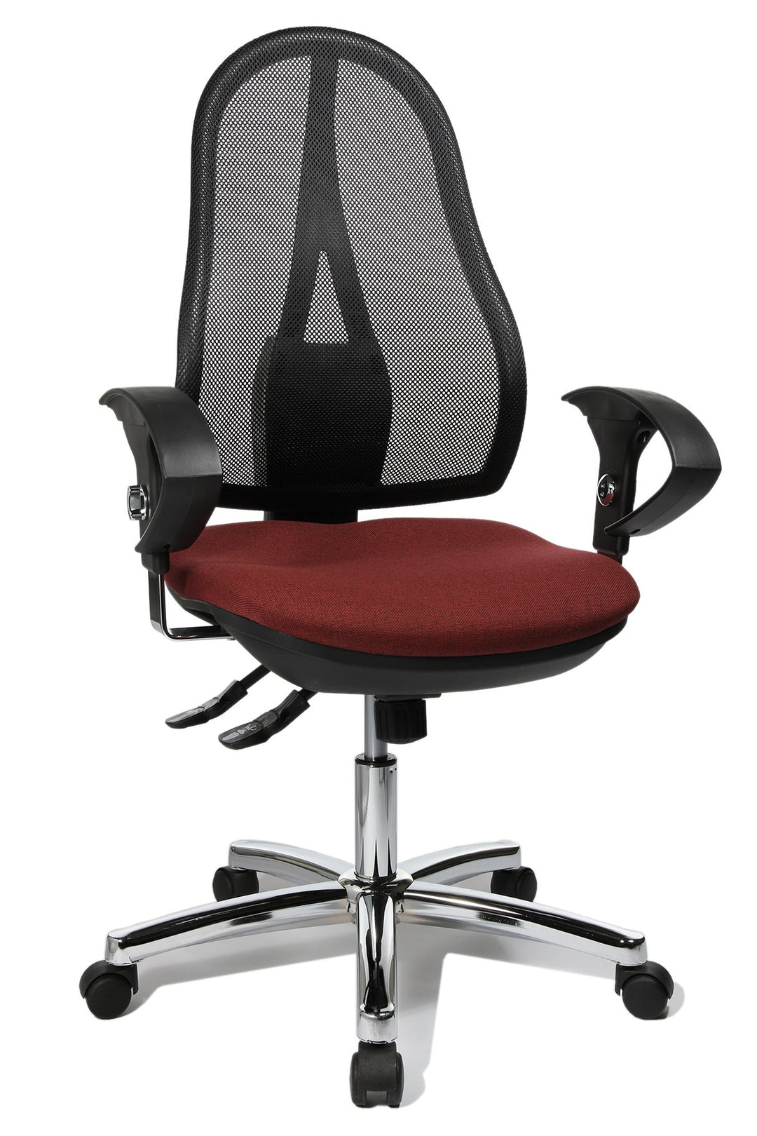 Topstar Open Point SY Deluxe, ergonomischer Syncro-Bandscheiben-Drehstuhl, Bürostuhl, Schreibtischst