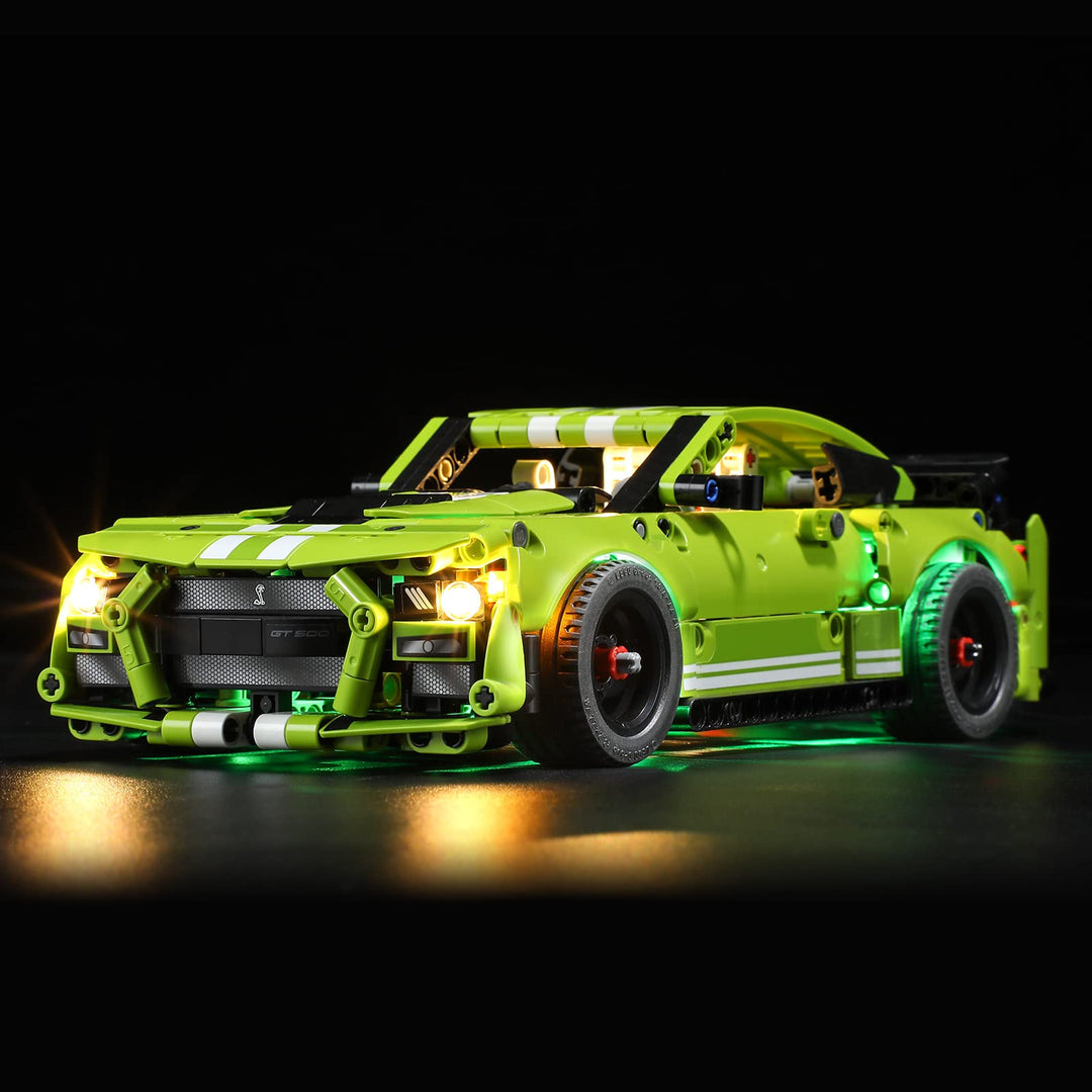 BRIKSMAX Led Beleuchtungsset für Lego Technic Ford Mustang Shelby GT500 - Compatible with Lego 42138